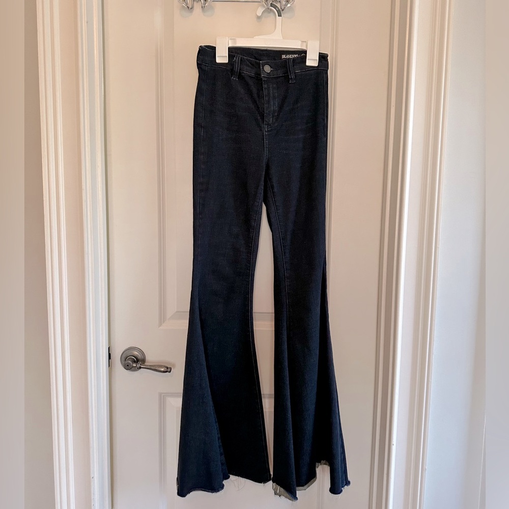 Stunning Dark Wash Super Flared Jeans from BlankNYC